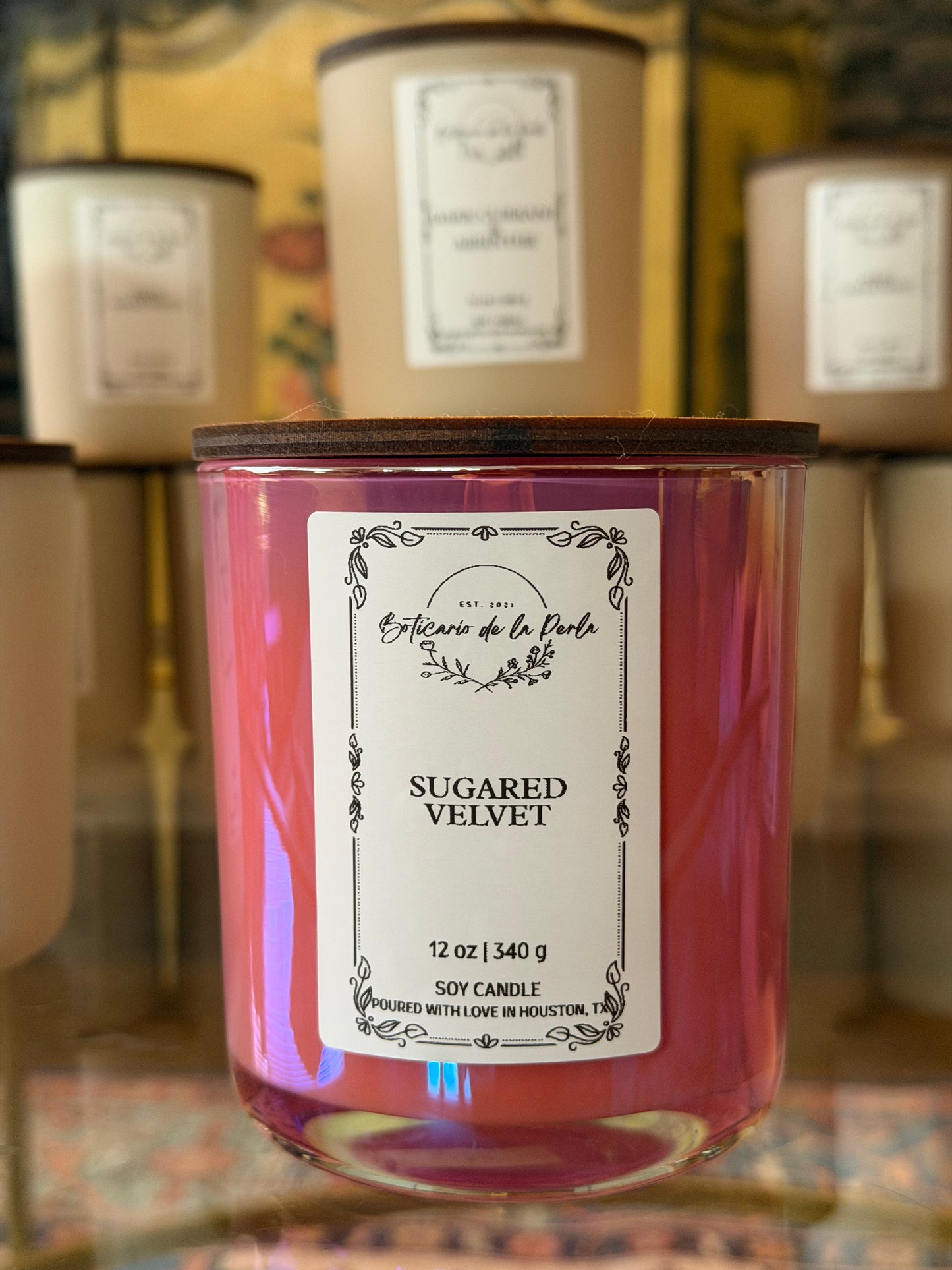 "Sugared Velvet" 12 oz Candle